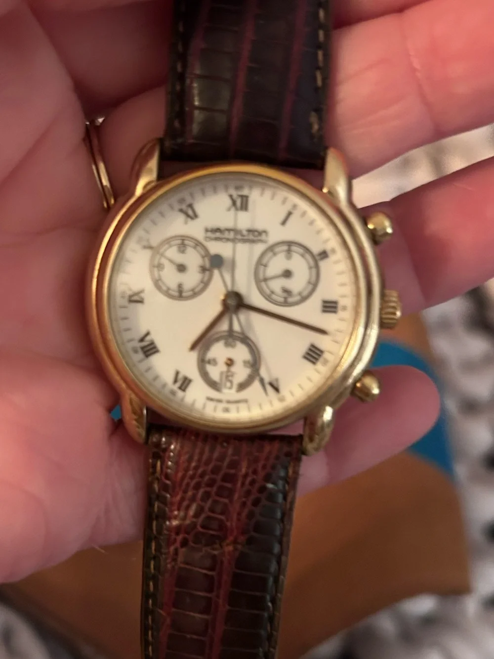 Vintage Hamilton Quartz Chronograph 8804